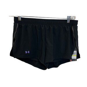 Under Armour Heatgear Women's Sport Black Shorts Sz M - NWT